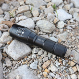 Five-speed Glare T6 Glare Led Telescopic Zoom L2 Flashlight Camping Outside Multiple Gears