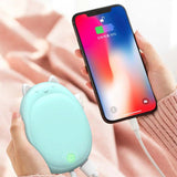 D0AD Cute Cartoon Shape Mini Electric Hand Warmer USB Rechargeable 4000mAh Power Bank Charger Pocket Winter Heater Gifts for