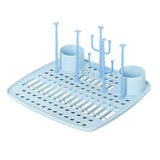 Multi-function Baby Bottle Drying Rack Winter Portable Storage Box With Dust-proof Cover New Compact Pacifier Bottle Drain Tray