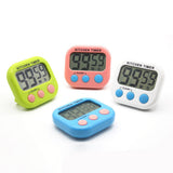 Digital Kitchen Timer Big Digits Loud Alarm Magnetic Backing Stand with Large LCD Display for Cooking Baking Sports Games