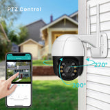 PTZ Wifi IP Camera 2MP/3MP/5MP Wireless Outdoor Security CCTV Camera Humanoid Tracking Two Way Audio Motion Alert