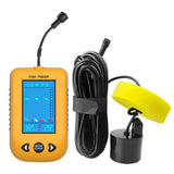 Portable Fish Finder Handheld Wired Fish Depth Finder Kayak Boat Fishfinder with Sonar Transducer  For Outdoor Fish Finder