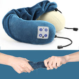 Electric Neck Massager U Shaped Pillow Portable Shoulder Cervical Car Massager Magnetic Therapy Pain Relief Tool