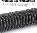 Custom Coiled USB C Cable for Gaming Keyboard Mechanical Keyboard Coiled Cable Computer Aviation Connector Mechanical Keyboard