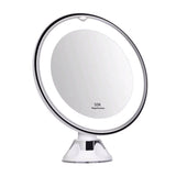 Makeup Vanity Mirror With 10X Lights LED Lighted Portable Hand Cosmetic Magnification Light up Mirrors