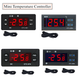 ETC 974 Digital Temperature Controller 220V ETC 961 Microcomputer Thermostats Refrigerator Thermoregulator With 2M NTC Sensor