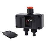 Intelligent Two Outlet Rain Sensor Water Timer Garden Irrigation Automatic Electronic Watering Controller