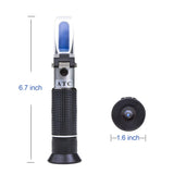Beer Refractometer Brix 32% Wort ATC For Refractometer Beer Handheld Tool Hydrometer Concentration Spirits Test Refractometer