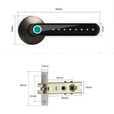 WAFU 016 Smart Spherical Handle, Fingerprint Lock, Indoor Wooden Door Without Opening The Lock Body, Smart Electronic Door Lock