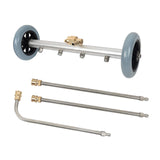 16 inch Pressure Washer Stainless Steel W/ 3 Extension  Copper Waterproof  for Chassis Car Underbody Floor Ground Garden