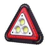 Triangle Traffic Warning Light Portable LED Working Light Car Red Hazard Warning Light USB Rechargeable Foldable 4 Modes