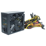 EU Plug 2000W Mining Power Supply Support 8 GPUS GPU Mining Rig, For ETH Bitcoin Ethereum Miner With Power Cable