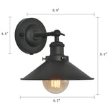 Retro Industrial Minimalist Metal Wall Lamp Quick And Easy To Install Complete Accessories Easy Installation