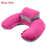 Inflatable Soft Car Travel Head Neck Rest Air Cushion U Pillow Sleep Cushion Z5 Special Design Unique Structure for Outdoor