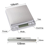 Portable Kitchen Scales Precise Electronic Digital Scale Mini Pocket Case Postal  Jewelry Weight Gram Balanca Food 500g 3kg