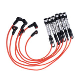 Spark Plug Wire Set 021905409AD Spark Wire Set Spark Plug Cables Fit for VR6 2.8 2.9 Engines Passat for VW Golf III