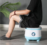 220V Foldable Electric Clothes Washing Machine Mini Portable Ultrasonic Cleaning Underwear Semi-automatic Clothes Washer