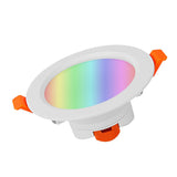 Zigbee 3.0 Smart 4 Inch Downlight RGBCW Dimming And Color Recessed Ceiling Spotlight Tuya APP Remote Control 10W Smart Home