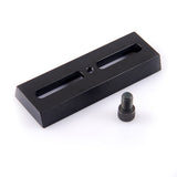 12CM Astronomical telescopeDovetail Plate The Middle Slot Can Be Directly Passed Through 3/8 M10  Screw Bottom edge 44MM S8170
