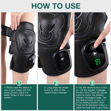 3 Modes Heating Knee Massager Vibration Physiotherapy Joint Relief Arthritis Pain Health Care Knee Legs Massage Relaxation