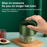 150ML Mini Wireless Electric Food Chopper Portable Vegetable Cooking Machine Silent And Powerful Chopper Juicer Blender Mixer