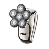 VGR all in one wet dry electric shaver for men balds head shaving machine beard body hair trimmer electric razor grooming kit