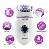 3in1 women epilator electric female face hair removal lady shaver bikini trimmer body depilatory leg rechargeable depilation