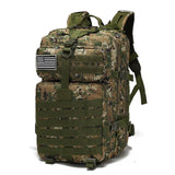 Military Backpack Backpack Picnic Drawstring Field Survival 800D Waterproof Oxford 40L Waist Camping Bag Practical Tactical