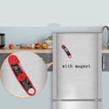 Waterproof Instant Read Meat Thermometer Ultra Fast Digital Food Water Milk Thermometer for Cooking BBQ Kitchen