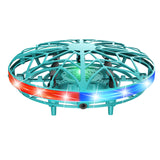 USB Rechargeable Wear Resistant RC Drone LED Light Mini Gift Kids Adults Indoor Outdoor Toy Hand Control UFO Flying Helicopter
