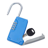 Top High Quality Hidden Key Safe Box 4-Digital Password Combination Lock With Hook Mini Metal Secret Box For Home Villa Caravan