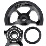 2pcs Folding Bike Aluminum Alloy Rear Wear Resistant Easy Wheels Stable Professional Cycling Durable Outdoor CNC For Brompton