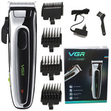 VGR professional hair clipper for men electric adjustable beard hair trimmer rechargeable hair cutting machine haircut cordless