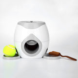 Dog pet toys Tennis falls out  Automatic throwing machine Ball throw device Section emission dog for small dog feeder