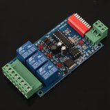 3 Channel 5A DMX512 Controlled Relay Switch Kit DIY Converter DMX Dimmer Relay