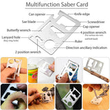 New Outdoor SOS Emergency Survival Kit Gear Multifunctional Tactical Tools Emergency Kit Camping Hiking Accessories Equipment