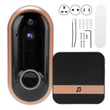 Video Doorbell HD 1080P Two Way Intercom Wireless WiFi Door Bell Night Vision 166° Wide Angle for Home Security 90-260V