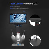 7-inch LCD Video Microscope with 32GB TF Card 1200X Microscope&amp;amp;Telescope 1080P with  IR Remote Adjustable Metal Stand&amp;amp;LED Light