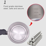 110-240V Mini Multicooker 450W Electric Skillet Split Stainless Steel Hot Pot Electric Cooker Portable Travel Cooking Pot