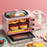 Breakfast Machine Home Small Three-in-one Function Electric Oven Toaster Overheating and Power Failure Protection Bread Machine