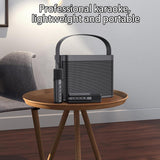 Home Mini Karaoke Speaker Kit Wireless Bluetooth-compatible Dual Microphone Speaker Small Audio Ktv Set