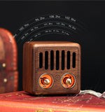 Wood Retro Radio Digital FM Radio Digital linternet Radio Portable FM Radio Mini Bluetooth Speaker Old Fashioned Classic Style