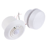 12V RV Ceiling Fan Roof Vent with LED Light for Camper Trailer Motorhome