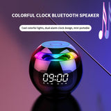G90 Wireless Bluetooth Speaker Colorful Subwoofer With LED Display FM Radio Alarm Clock Bluetooth Hifi TF Card MP3 Music Play