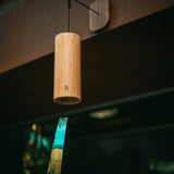 Bamboo Wooden Wind Chimes Windchime for Outdoor Garden Patio Home Decoration Meditation Relaxation Chord G-B-D-C
