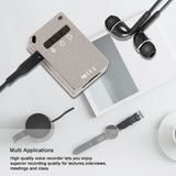 Mini Digital Voice Recorder Square Mp3 Voice Activated Recording Device Suitable for Lectures Conferences Play Music