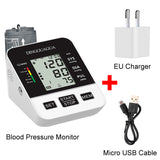 Home Arm Automatic Blood Pressure Monitor BP Sphygmomanometer Pressure Meter Tonometer for Measuring Arterial Pressure LCD displ