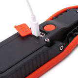 60W Portable LED Work Light Magnetic COB Flashlight Torch With Hanging Hook For Repair Outdoor Camping -KB