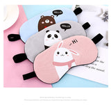 5Pcs/Lot Sleeping Eyepatch Sleep Blindfold Eye Cover Mask With Cotton Creative Lovely Cartoon Skin Friendly Design For Relax