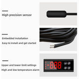 Digital Temperature Controller ETC-902 220V Mini Refrigerator Thermostat Regulator Thermoregulator Thermocouple NTC Dual Sensor